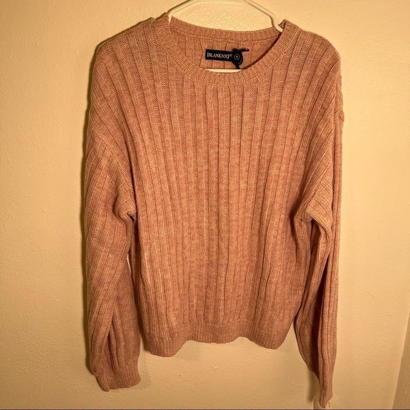 Blank NYC Ribbed Pullover Sweater Pink Lilac - Picture 3 of 10